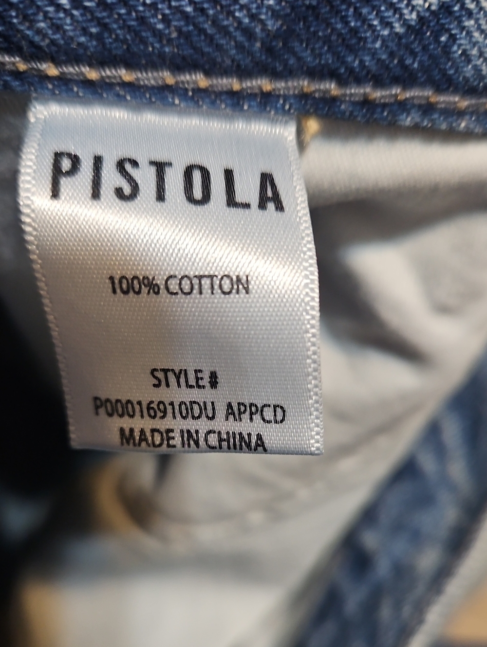 Pistola Hendrix High-Rise Baggy Distressed Denim Jeans-NWT - Picture 9 of 13